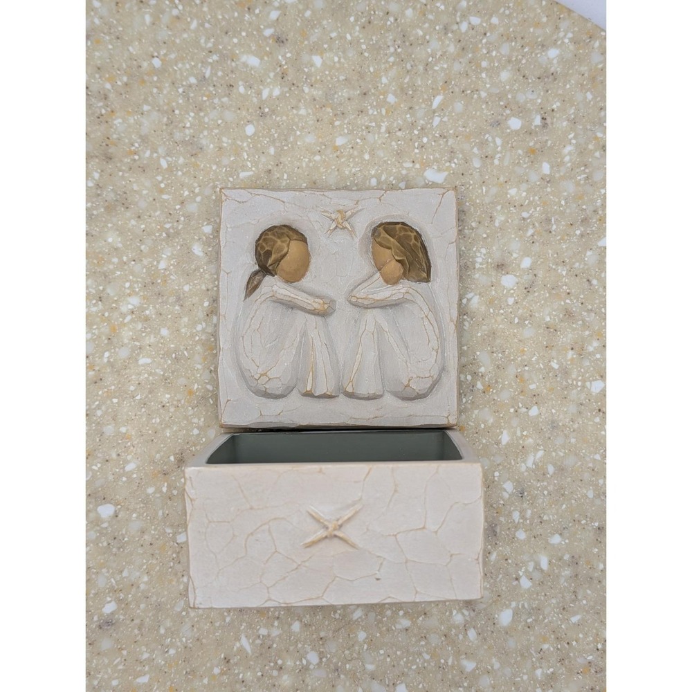Vintage Willow Tree "Friendship" Trinket Box - Picture 4 of 5